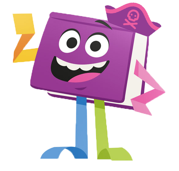 Folio met piratenhoed